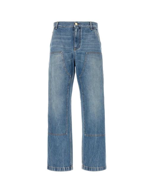 Versace Blue Regular Jeans for men