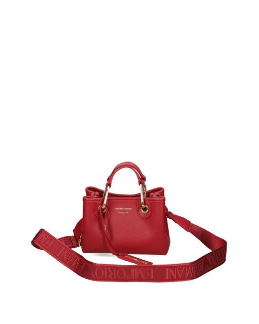 Emporio Armani Red Rote Bordeaux Taschen Mit Abnehmbarem Riemen