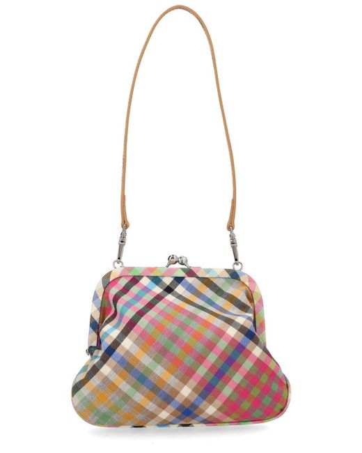 Vivienne Westwood White "Vivienne's Clutch" Bag