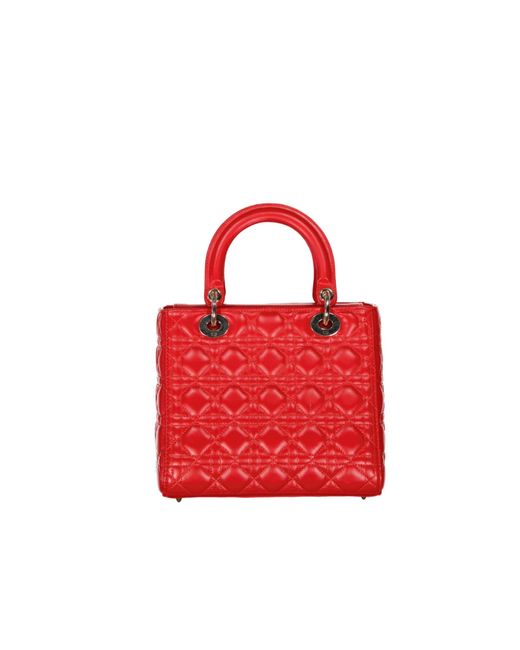Dior Lady D Medium Bag in het Red