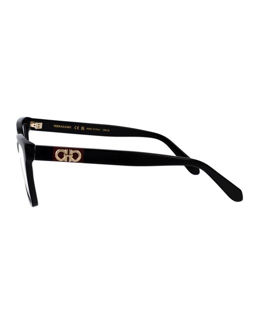 Ferragamo Black Acetate Glasses