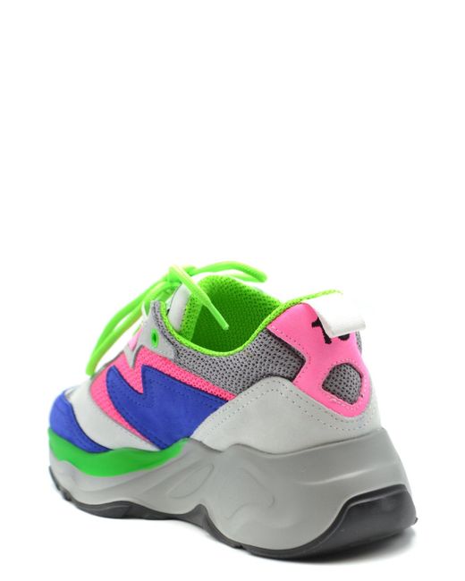 MSGM Green Sneakers Mehrfarbig