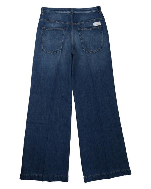 Nine:inthe:morning Blue Fluid Trousers
