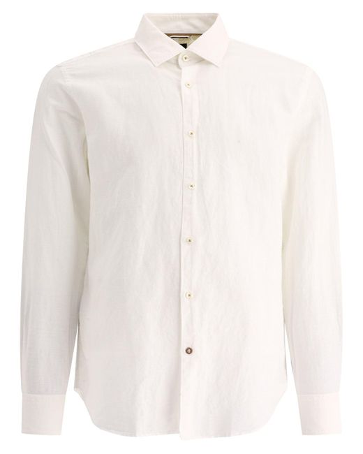 Boss White "Kent" Shirt for men