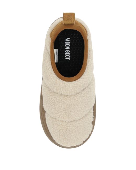 Moon Boot Mb Park Puffer Fleece in het Natural
