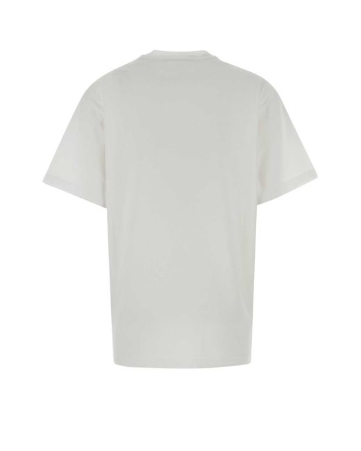 Gucci White Logo Cotton T-Shirt