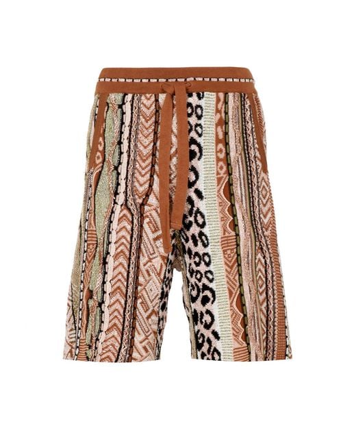 Laneus Brown Shorts