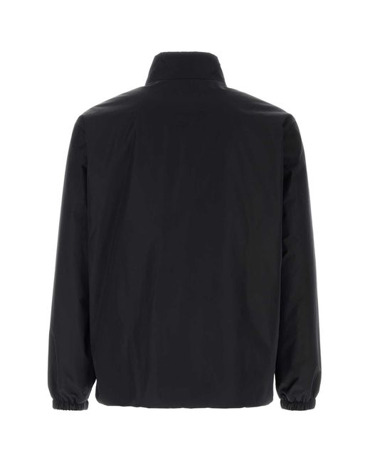 Jil Sander Black Blouson 145 Pd W Logo