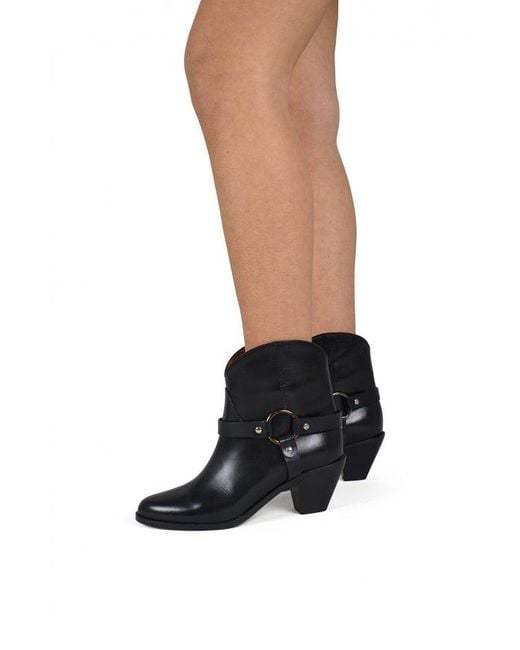 Francesco Russo Black Leather Boots