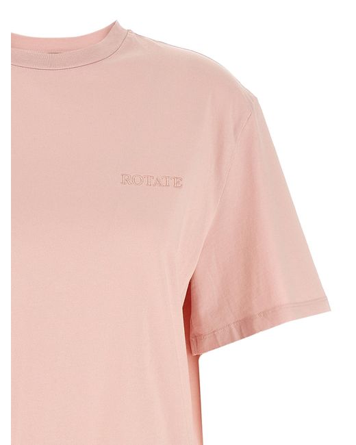 ROTATE BIRGER CHRISTENSEN Pink T-Shirts And Polos