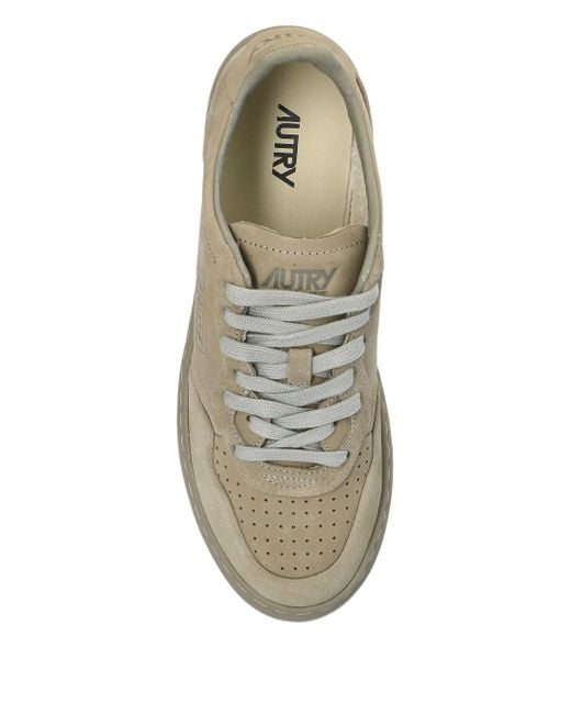 Autry Brown Medalist Low Nab/Sue Shoes