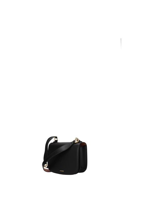 Jil Sander Black Handbags For Leather