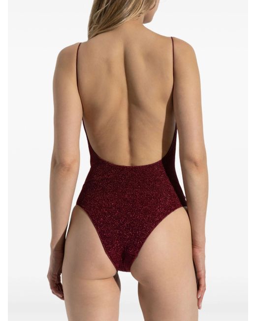 Maillot De Bain Lumière Oseree en coloris Red