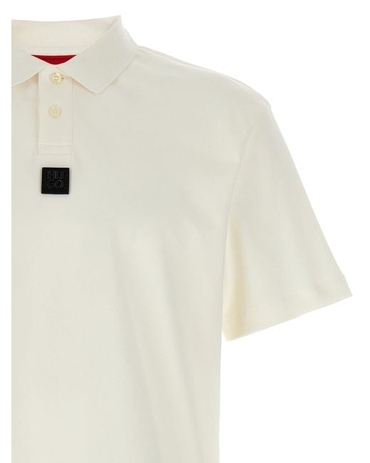 Boss White 'Deabono' Polo Shirt
