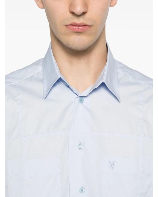 Vetements Blue Cut-Up Shirt