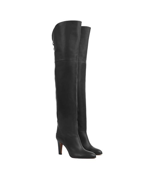 Chloé Black Chloé Eve Over-The-Knee Boots