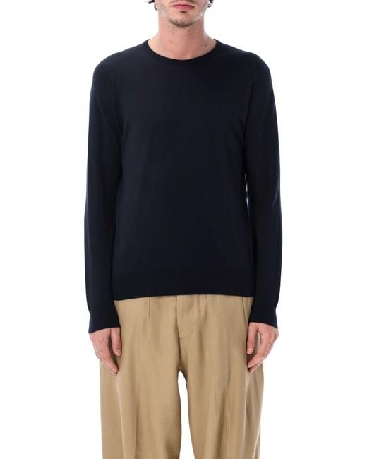 John Smedley Blue Hatfield Sweater