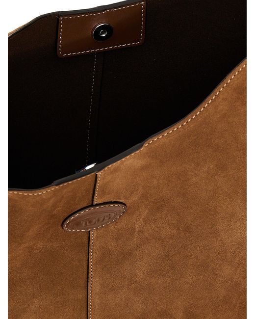 Tod's Brown Umhängetasche " Di Bag Hobo"