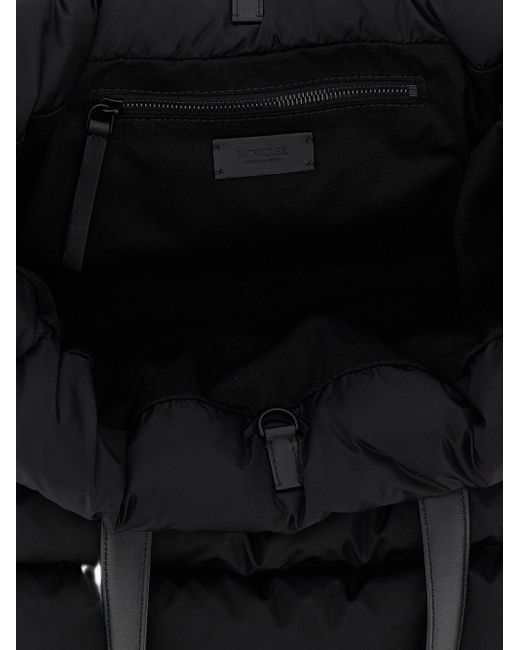 Moncler Black 'New Caradoc' Shopping Bag for men