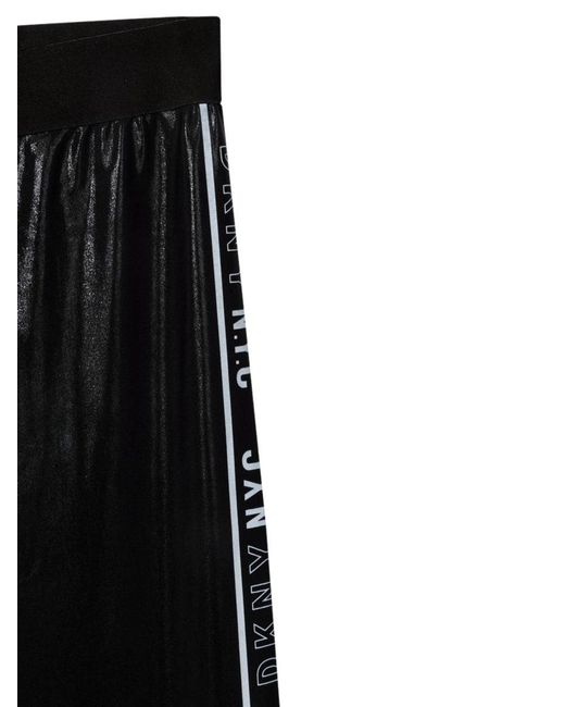 DKNY Black Leggings Con Stampa for men