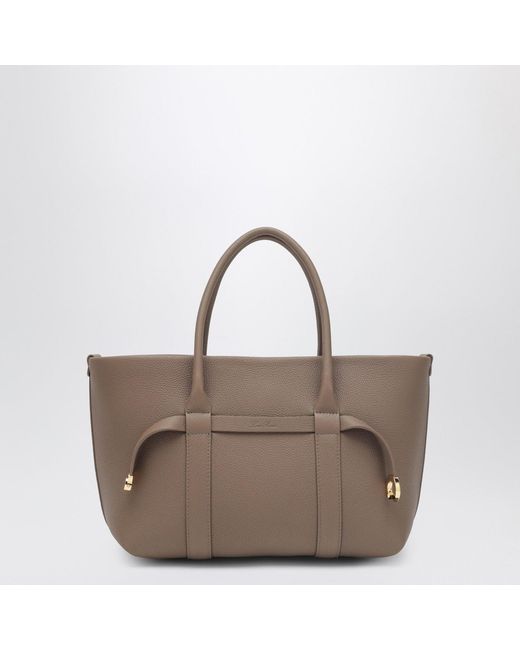 Loro Piana Brown Ghiera Shopper Small Bag
