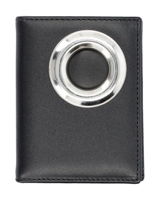 Comme des Garçons Gray Eyelet Cardholder