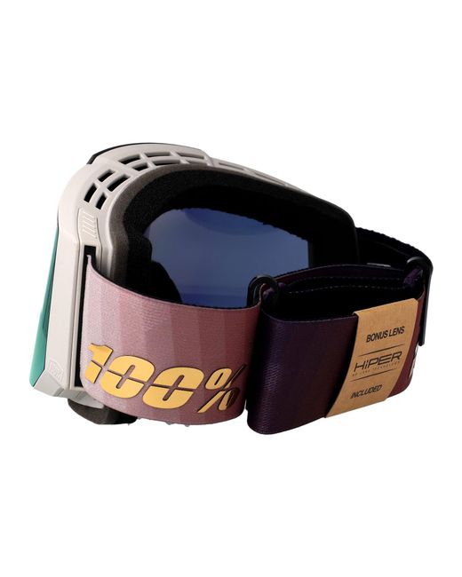 100% Yellow Turbine Polycarbonate Sunglasses