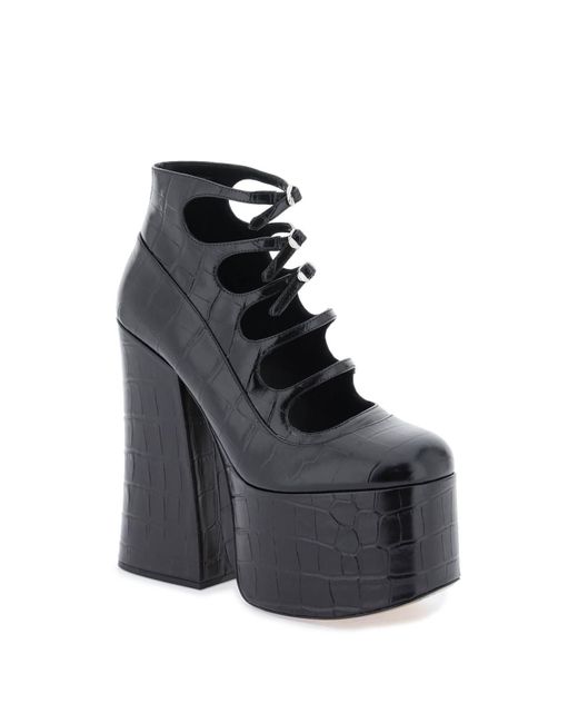 Marc Jacobs The Croced Kiki Ankle Boots in het Black