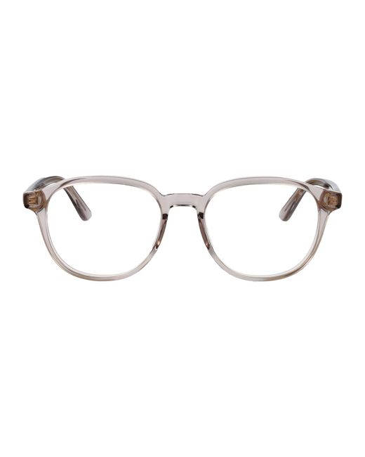 Bottega Veneta Gray Round Optical Bv1312 O 011 for men