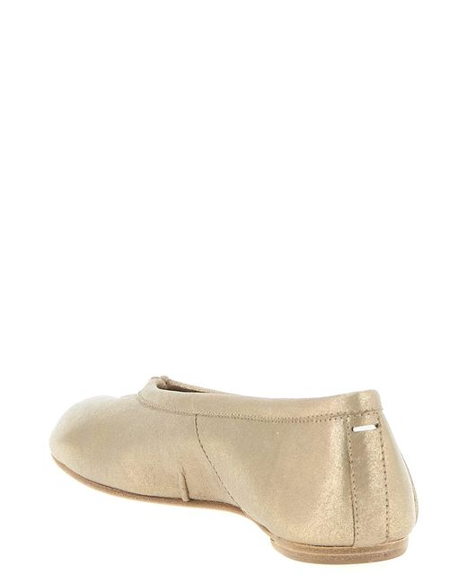 Maison Margiela Natural Ballerinas "Tabi New".