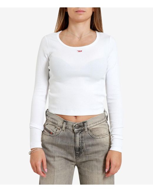 DIESEL White Sweaters