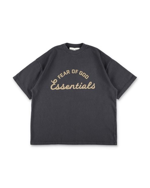 Essentials x Fear Of God Blue T Shirts And Polos