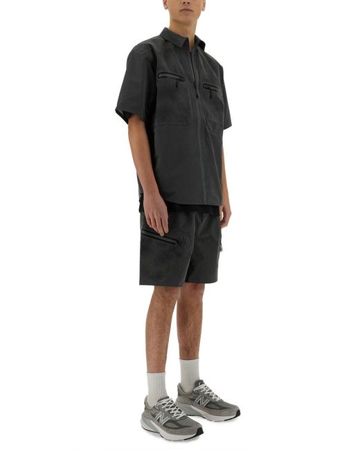 Alpha Industries Black Short Laser Cut for men