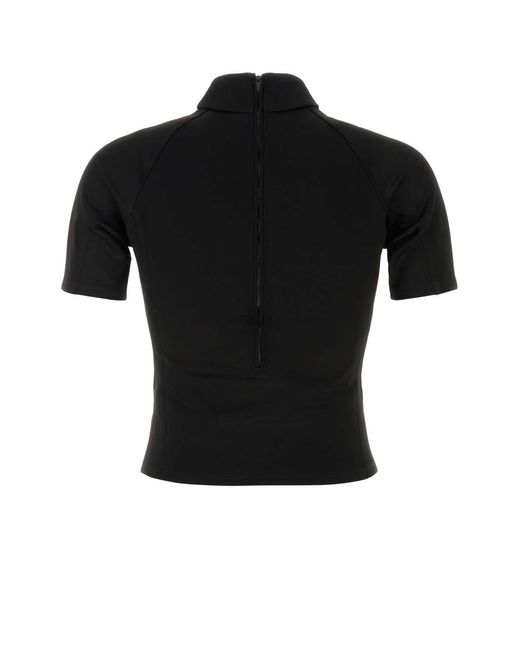 Gucci Black Tech Fabric T-Shirt