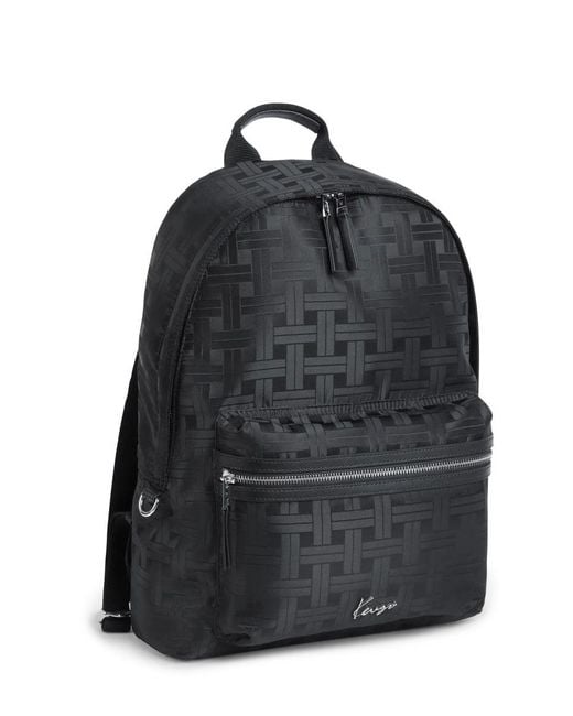 KENZO Black Mura Backpack for men