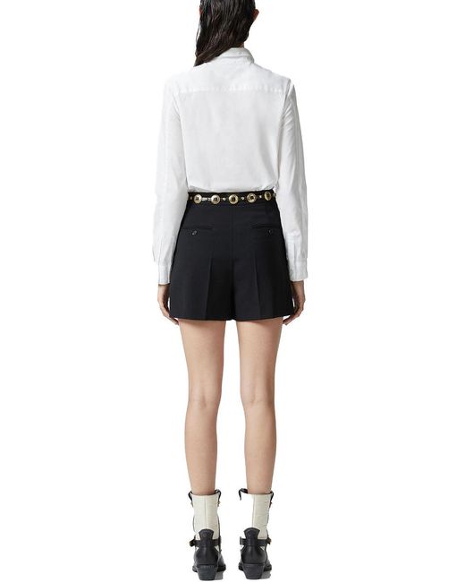 Pinko White Classic Button-Down Tailored Shirt
