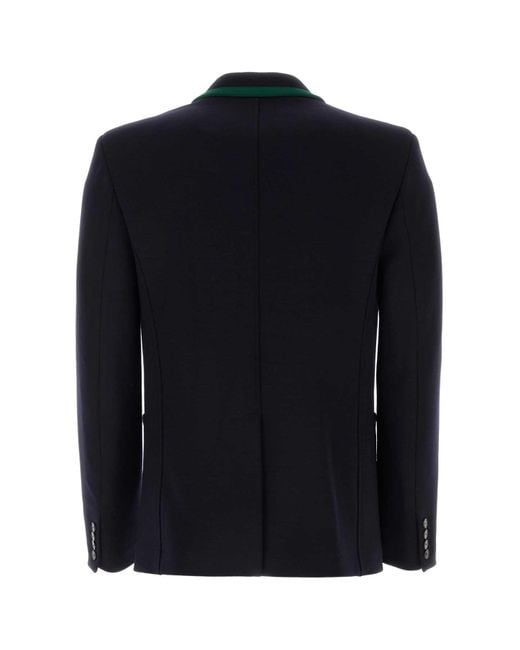 Valentino Garavani Black Midnight Stretch Cotton Blend Blazer for men
