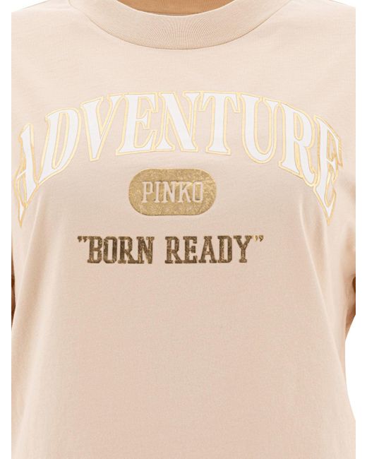 Pinko Natural T-Shirts And Polos