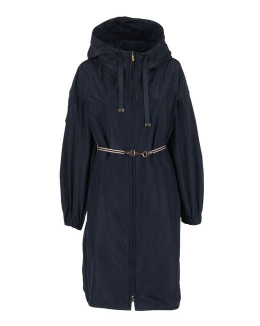 Max Mara Blue Raincoat