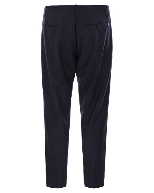 Dondup Blue Ben Carrot Pants for men