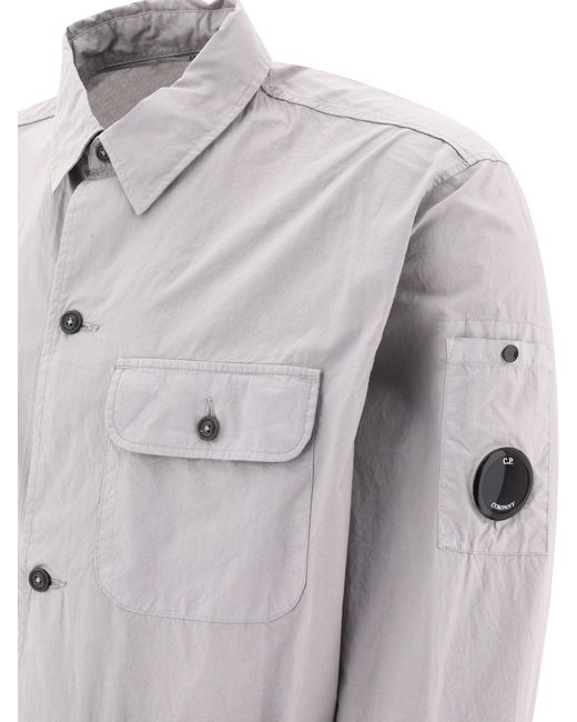 C.P. Camisa de la empresa con bolsillos C P Company de hombre de color Gray