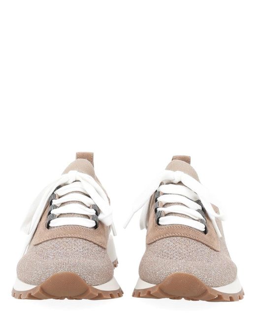 Brunello Cucinelli Natural Runner Sneakers
