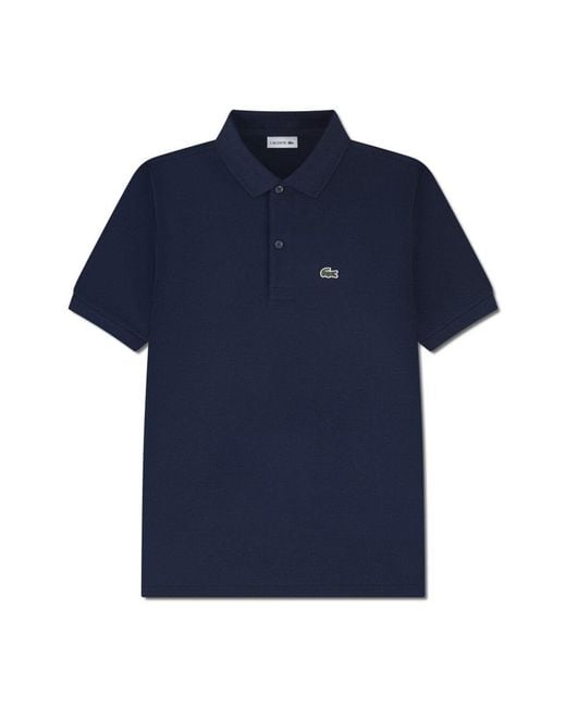 Lacoste Blue Polo With Logo
