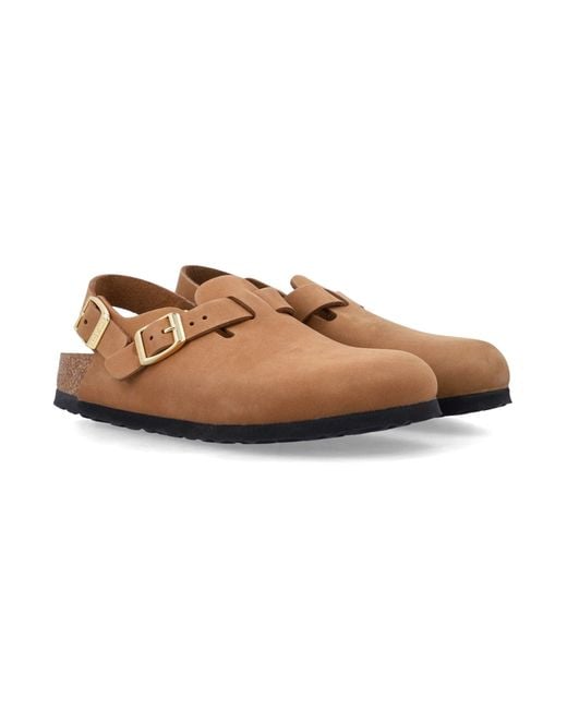 Birkenstock Brown Tokio Mink Nubuck Clog