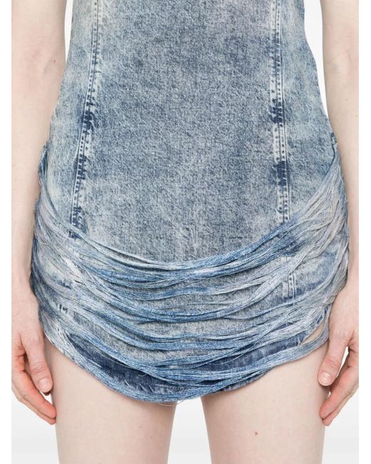 DIESEL Blue 'De-Dra-Short-Fsg' Dress