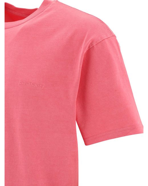 Carhartt Pink Duster Script T-Shirts for men