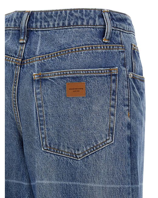 Alexander Wang Blue Faded Jeans