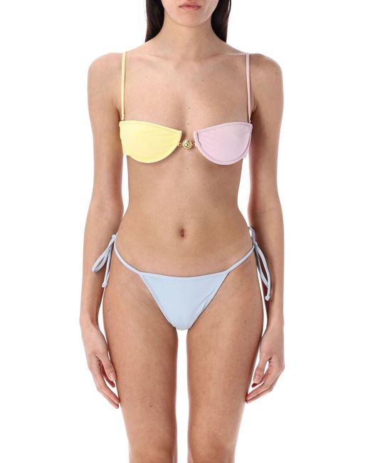 Reina Olga Blue Carioca Bikini Bottom