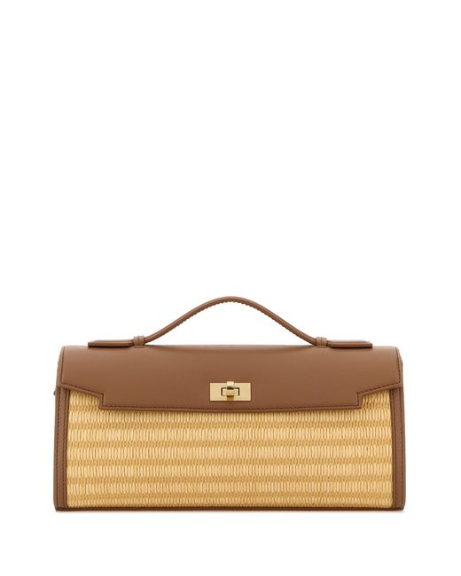 Anya Hindmarch Brown Camel Leather Mortimer Handbag