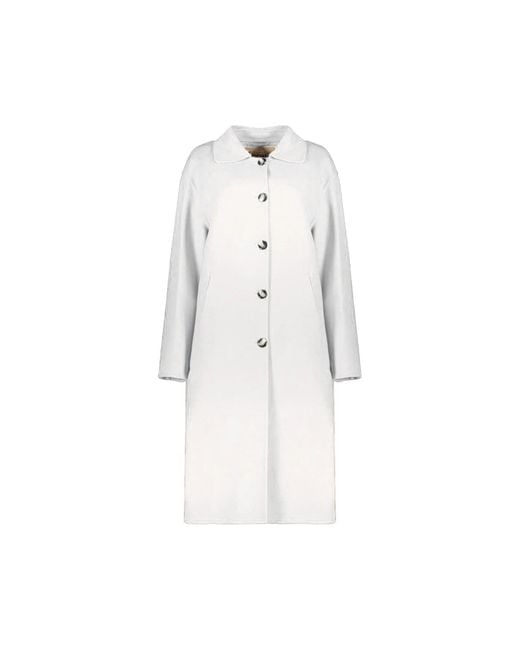 Single-Breasted Coats Herno de color White